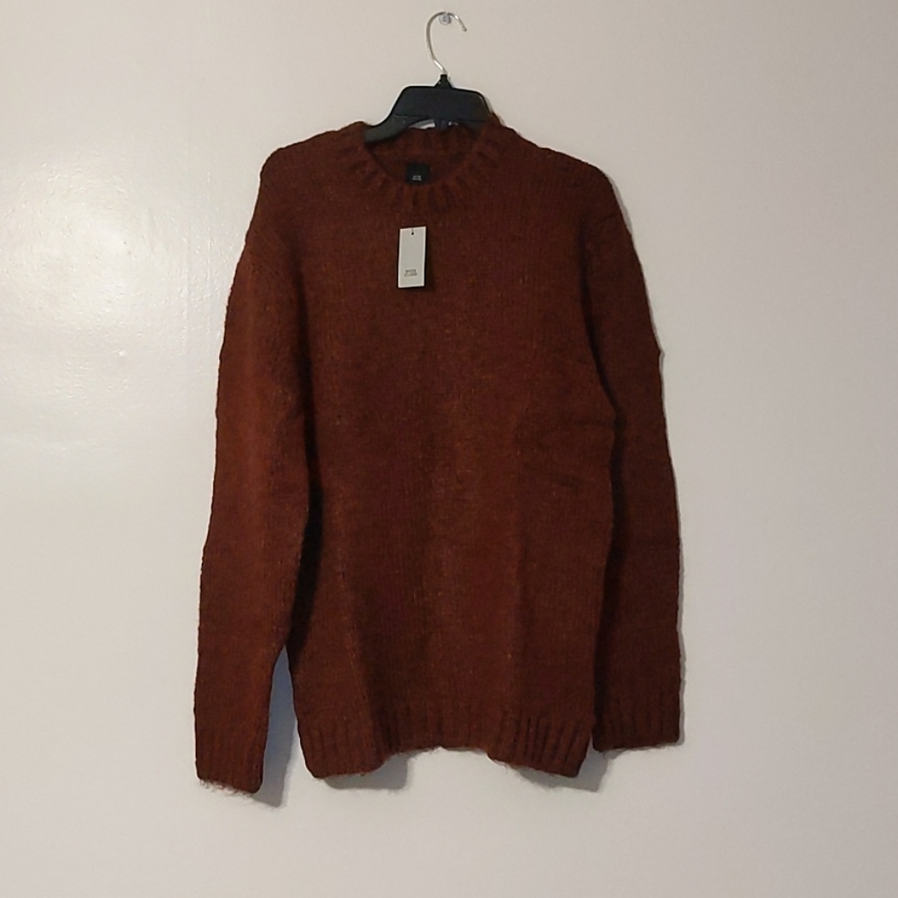River island rust casual sweater nwt size medium